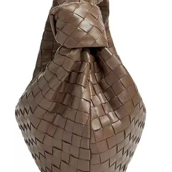 New Bottega Veneta Brown Teen Jodie Shoulder Bag - Picture 4 of 8